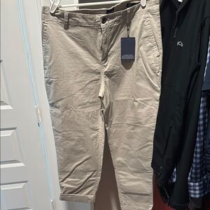 GAP Tan Straight Leg Pants Versatile Cotton Blend